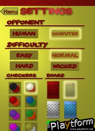 Classic Checkers (iPhone/iPod)