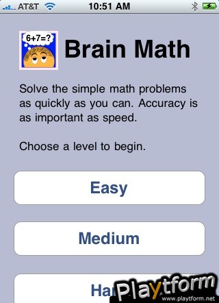 Brain Math (iPhone/iPod)