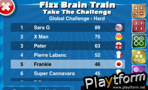 Fizz Brain Train (iPhone/iPod)