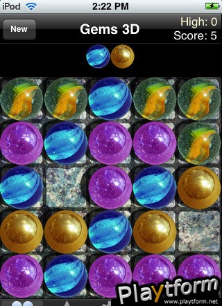 Gems 3D Puzzle Game (iPhone/iPod)