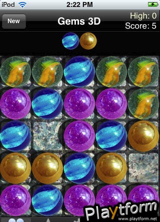 Gems 3D Puzzle Game (iPhone/iPod)