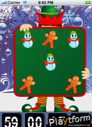 Santa's Countdown Clock and Tic-Tac-Toe (iPhone/iPod)