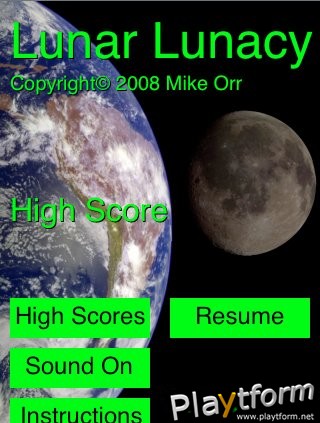 Lunar Lunacy (iPhone/iPod)