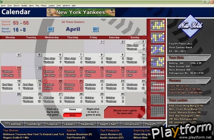 Baseball Mogul 2009 (PC)