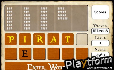 Cypher, Decrypting Words with a Pirate Twist! (iPhone/iPod)