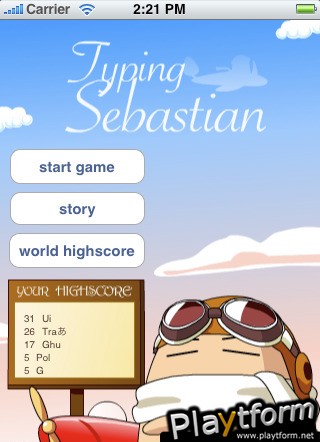 Typing Sebastian (iPhone/iPod)