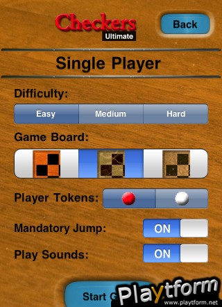 Checkers Ultimate (iPhone/iPod)