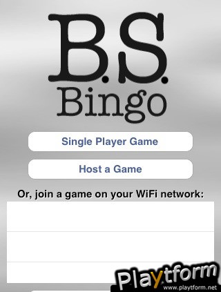 B.S. Bingo (iPhone/iPod)