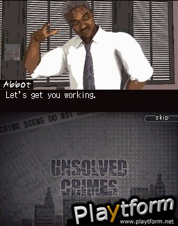 Unsolved Crimes (DS)