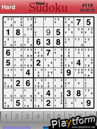 Trivial Sudoku (iPhone/iPod)