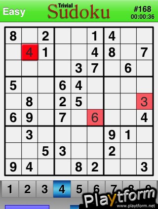 Trivial Sudoku (iPhone/iPod)