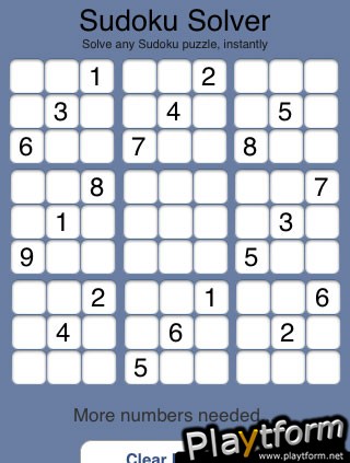 Sudoku Solver (iPhone/iPod)