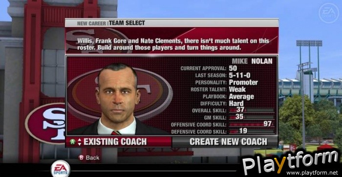 NFL Head Coach 09 (Xbox 360)