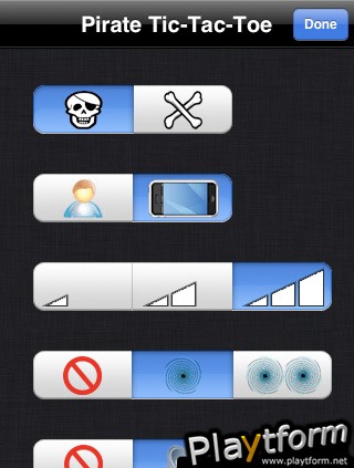 Pirate Tic-Tac-Toe (iPhone/iPod)