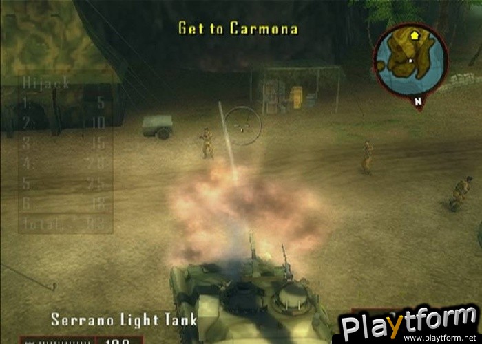 Mercenaries 2: World in Flames (PlayStation 2)