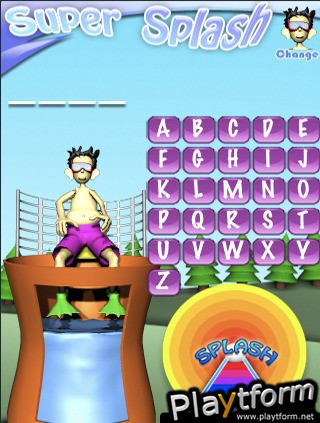 Hangman Super Splash Word Game (iPhone/iPod)