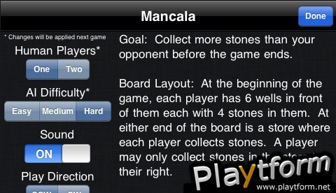 Mancala (iPhone/iPod)