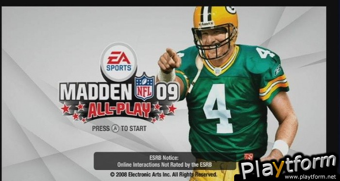 Madden NFL 09 All-Play (Wii)