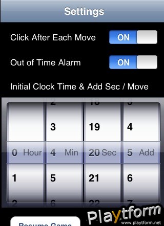 Chess Timer (iPhone/iPod)