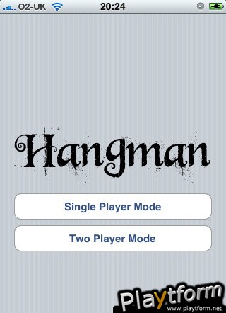 Hangman. (iPhone/iPod)