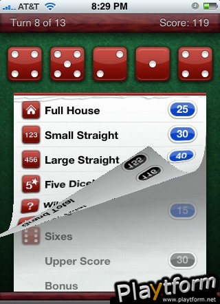 Five Dice (iPhone/iPod)