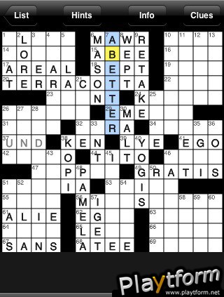 Crossword Light (iPhone/iPod)