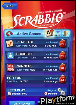 Scrabble (iPhone/iPod)