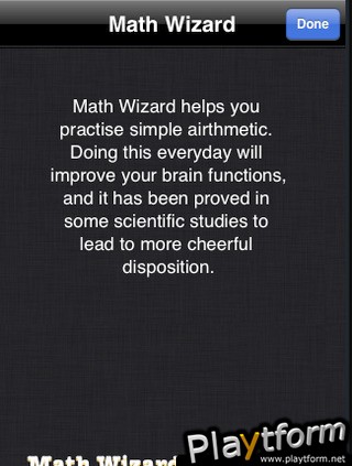 Math Wizard (iPhone/iPod)