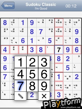 Sudoku Classic (iPhone/iPod)