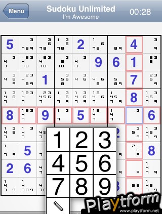 Sudoku Unlimited (iPhone/iPod)