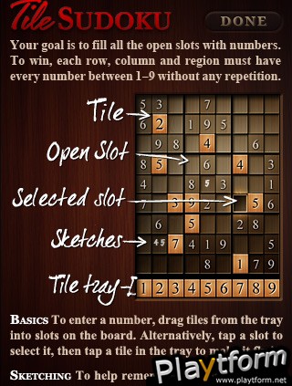 Tile Sudoku (iPhone/iPod)