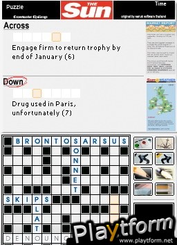 The Sun Crossword Challenge (DS)