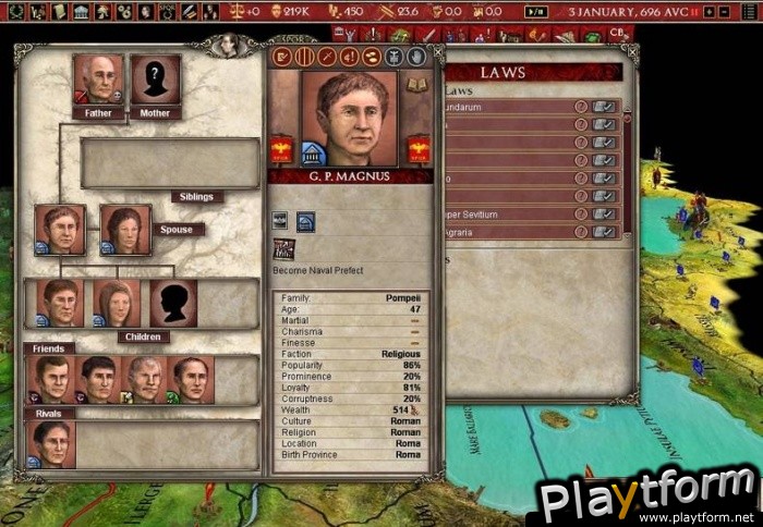 Europa Universalis: Rome (PC)