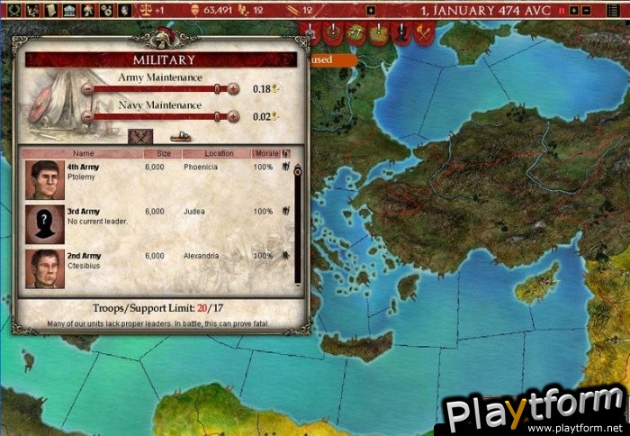 Europa Universalis: Rome (PC)