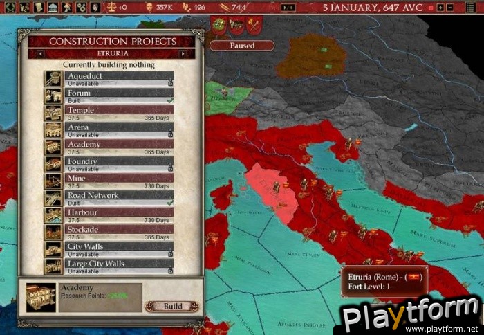 Europa Universalis: Rome (PC)