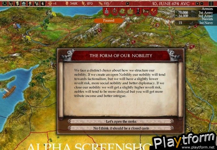 Europa Universalis: Rome (PC)