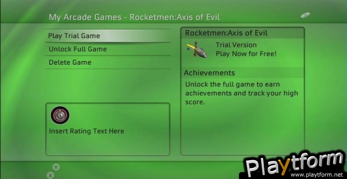 Rocketmen: Axis of Evil (Xbox 360)