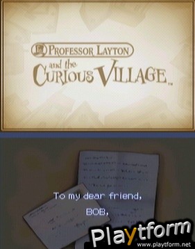 Professor Layton and the Curious Village (DS)