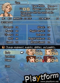 Final Fantasy XII: Revenant Wings (DS)