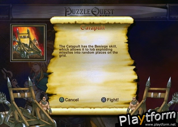 Puzzle Quest: Challenge of the Warlords (PlayStation 2)