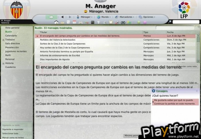 Worldwide Soccer Manager 2008 (PC)