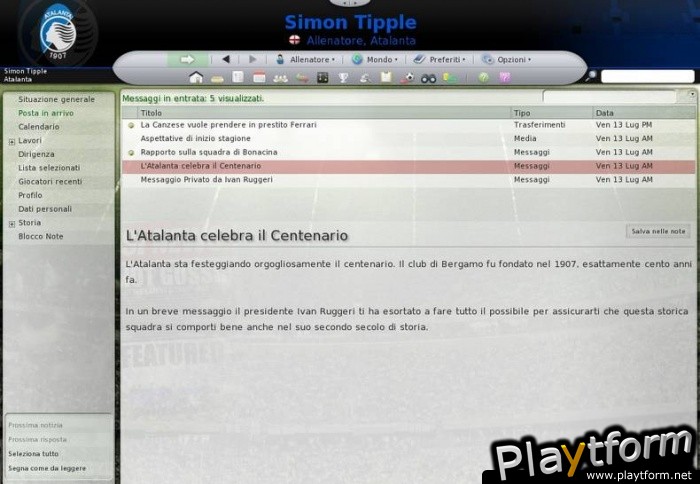 Worldwide Soccer Manager 2008 (PC)