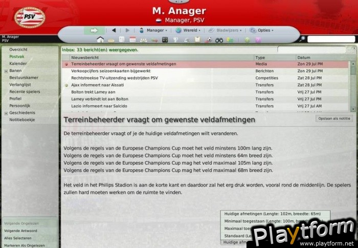 Worldwide Soccer Manager 2008 (PC)