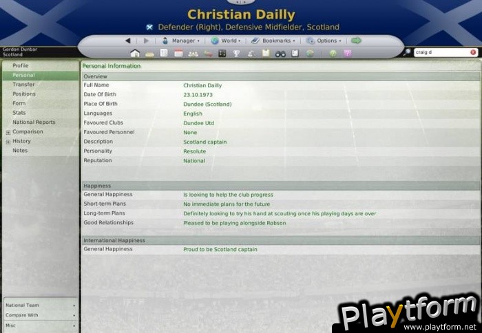 Worldwide Soccer Manager 2008 (PC)