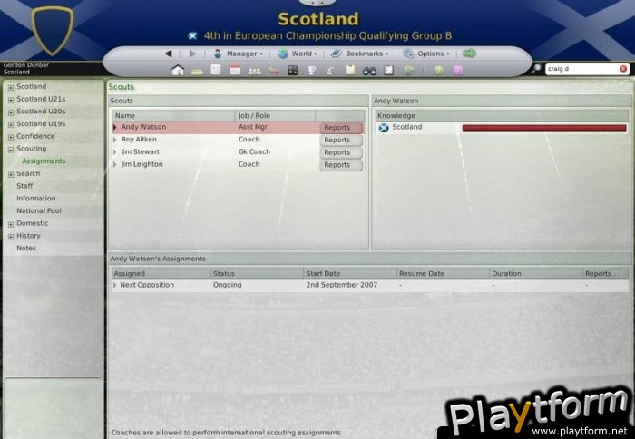 Worldwide Soccer Manager 2008 (PC)