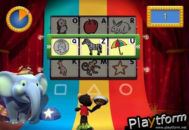 Konami Kids Playground: Alphabet Circus (PlayStation 2)