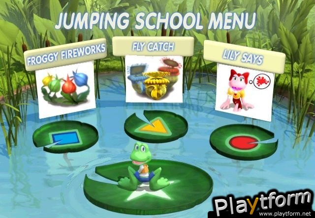 Konami Kids Playground: Frogger Hop, Skip & Jumpin' Fun (PlayStation 2)