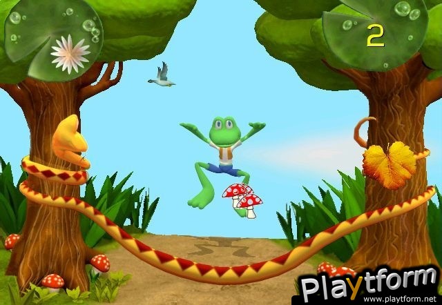 Konami Kids Playground: Frogger Hop, Skip & Jumpin' Fun (PlayStation 2)