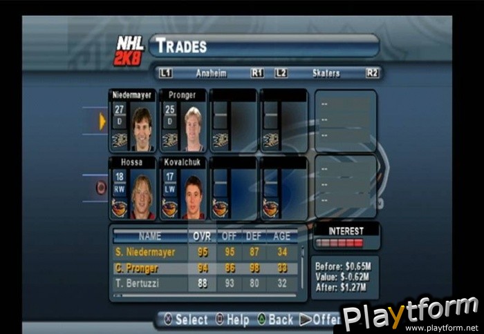 NHL 2K8 (PlayStation 2)