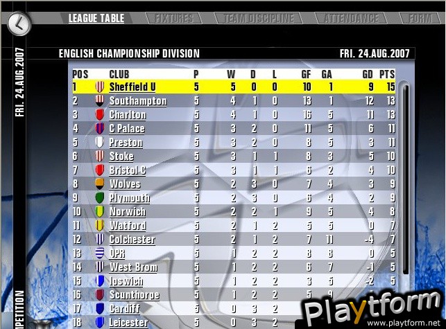 Premier Manager 08 (PlayStation 2)